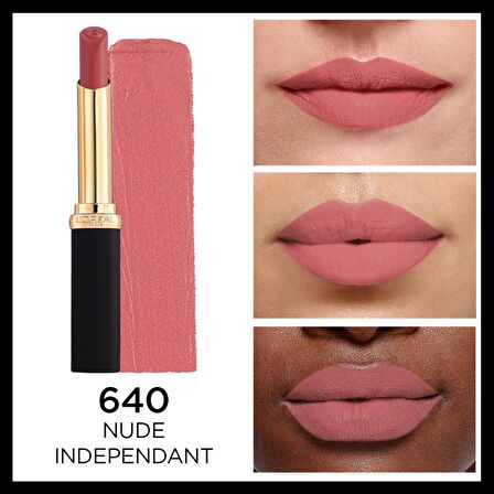 L'Oréal Paris Color Riche Intense Volume Matte Ruj - 640 Nude Independant