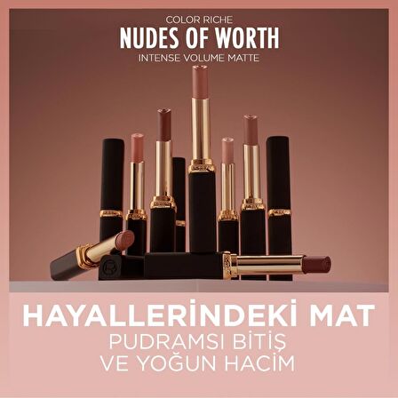 L'Oréal Paris Color Riche Intense Volume Matte Ruj - 550 Nude Unapologetic