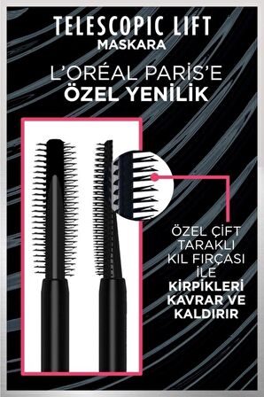 Loreal Paris Telescopic Lift Maskara 9.9 Ml Yeni Ürün X2 Adet