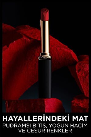 L'Oréal Paris Color Riche Intense Volume Matte Ruj - 346 Rouge Determination