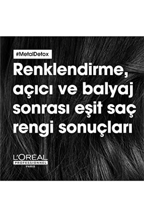 Serie Expert Metal Detox, Profesyonellerin Detox Formülü Saç Bakım Seti