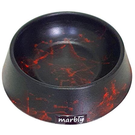 Marbly Black Red 16oz mama ve su kabı