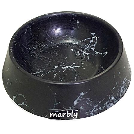 Marbly Black White 16oz mama ve su kabı