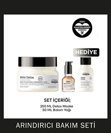 L'Oreal Professionnel Serie Expert Arındırıcı Metal Detox Set