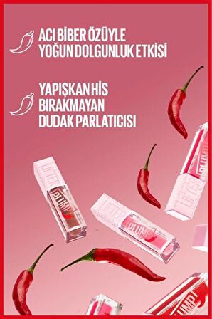 Maybelline Sky High Maskara Uzun Hacmli Kirpikler-Lifter Plump Dolgun Pürüzsüz Dudaklar 006