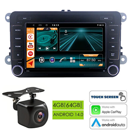 Fimex NAV-9902 Tablet Multimedya Android 7 İnç 4+64GB 8 Çekirdek VW Universal 2005-2018
