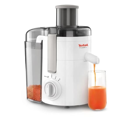Tefal ZE370138 Frutelia+ Katı Meyve Sıkacağı - Beyaz (350W, 0.95 Litre Posa Haznesi)