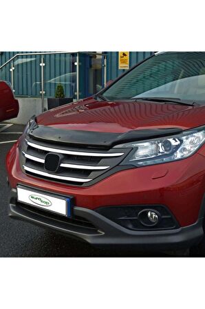 Honda Cr-v Ön Kaput Koruma Rüzgarlığı 3mm Akrilik (ABS) Parlak Siyah Deflektör 2013-2018