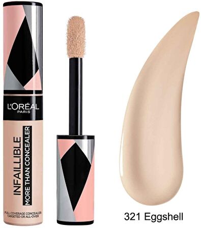L'Oréal Paris Infaillible Tüm Yüze Uygulanabilir Kapatıcı 321 Eggshell