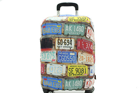 My Saraciye 15 Valiz Kılıfı, Bavul Kılıfı - Plakalar 15