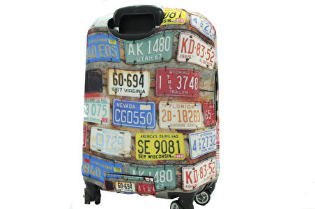 My Saraciye 15 Valiz Kılıfı, Bavul Kılıfı - Plakalar 15