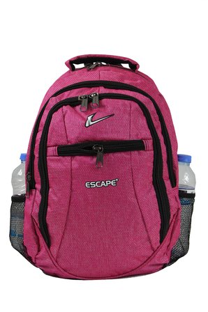Escape ESC 307 Çizgili Polyester Kumaş Sırt Çantası Pembe