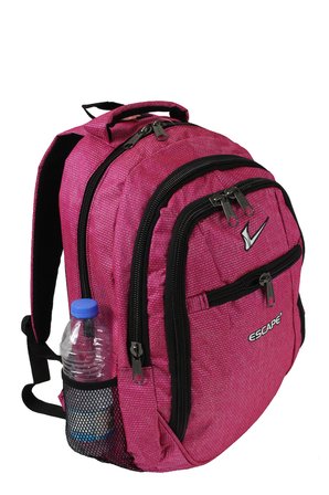 Escape ESC 307 Çizgili Polyester Kumaş Sırt Çantası Pembe
