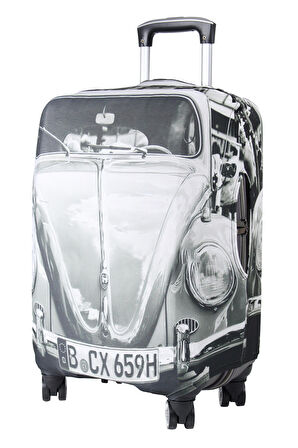 My Saraciye 69 Gri Vosvos Valiz Kılıfı, Bavul Kılıfı - Gri Vosvos 69