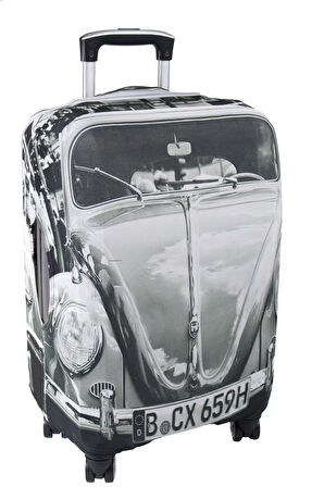 My Saraciye 69 Gri Vosvos Valiz Kılıfı, Bavul Kılıfı - Gri Vosvos 69