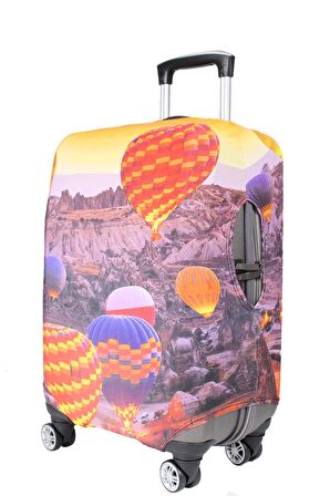 My Saraciye 73 Valiz Kılıfı, Bavul Kılıfı - Kapadokya 3 - 73