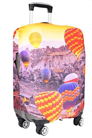 My Saraciye 73 Valiz Kılıfı, Bavul Kılıfı - Kapadokya 3 - 73