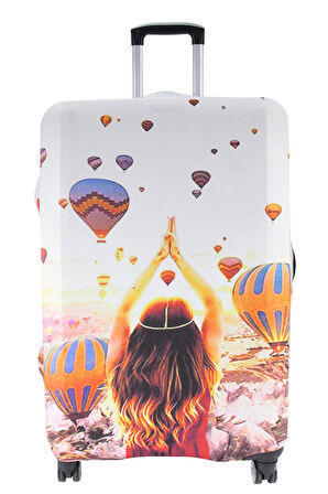 My Saraciye 72 Kapadokya 2 Valiz Kılıfı, Bavul Kılıfı - 72 Kapadokya 2