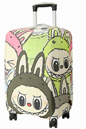 (My#137 LA 1 ) VALİZLER İÇİN KILIF SETİ (KABİN ORTA VE BÜYÜK)