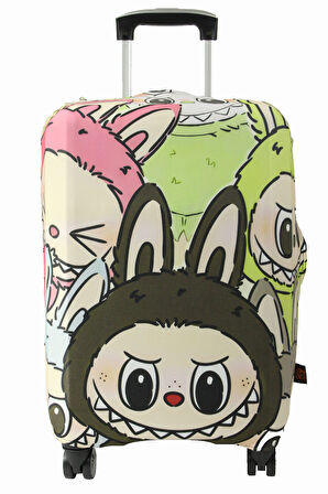 (My#137 LA 1 ) VALİZLER İÇİN KILIF SETİ (KABİN ORTA VE BÜYÜK)