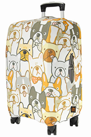 (My#140 PUG 2) VALİZLER İÇİN KILIF SETİ (KABİN ORTA VE BÜYÜK)