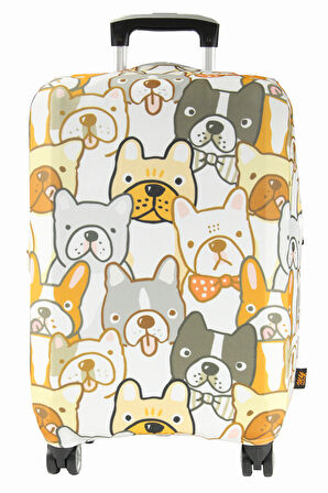 (My#140 PUG 2) VALİZLER İÇİN KILIF SETİ (KABİN ORTA VE BÜYÜK)