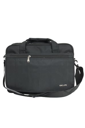 Escape ESC 826 Körüklü, Yağmura Dayanıklı Polyester  Evrak Çantası - Siyah
