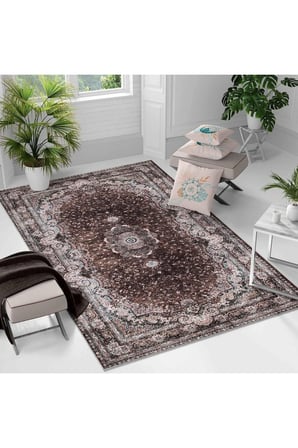 Kaymaz Taban Yıkanabilir Halı – Mutfak, Salon, Yatak Odası için Modern Dijital Baskı Halı (SLNHALI31