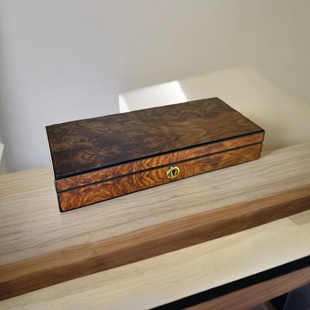Lubinski İtaly Toscano Humidor Puro Kutusu Karaağaç 20's