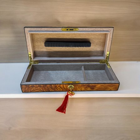 Lubinski İtaly Toscano Humidor Puro Kutusu Karaağaç 20's