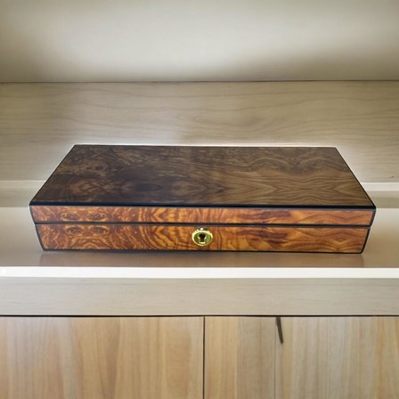 Lubinski İtaly Toscano Humidor Puro Kutusu Karaağaç 20's
