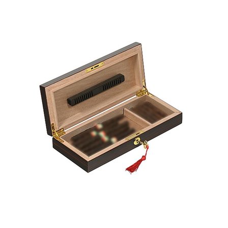 Lubinski İtaly Toscano Humidor Puro Kutusu Abanoz 20's