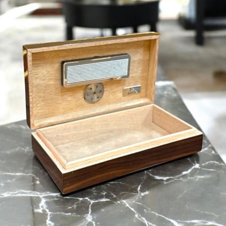 Lubinski İtaly Mini Humidor Puro Kutusu Ceviz 5's