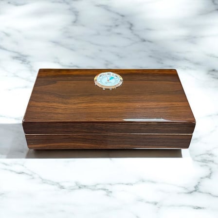 Lubinski İtaly Mini Humidor Puro Kutusu Ceviz 5's