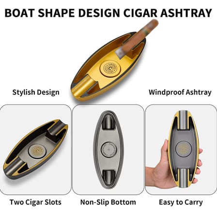 Cigarloong Oval Puro Küllüğü Gold 2li
