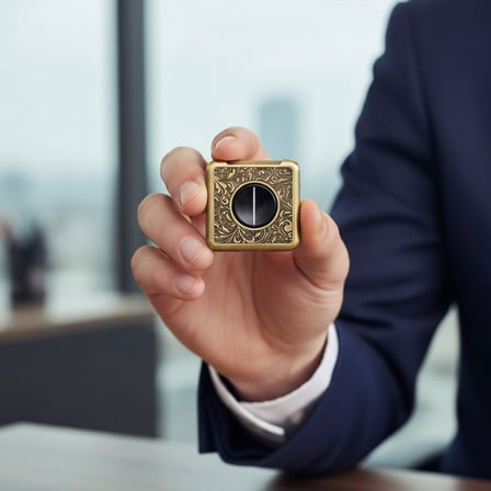 Cigarloong Çok Foksiyonlu Metal Puro V Kesici Antik Bronze