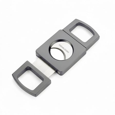 Cigarloong Kare Model Metal Puro Kesici Siyah 60 Ring