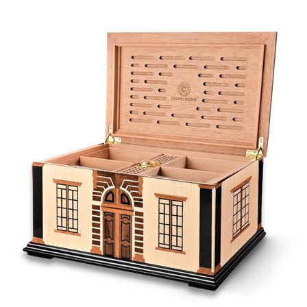 Küba Evi Tasarımı Sedir Humidor Puro Kutusu 250s