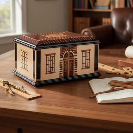 Küba Evi Tasarımı Sedir Humidor Puro Kutusu 250s
