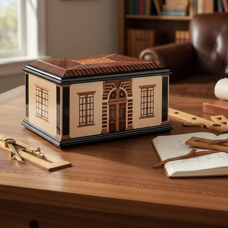 Cigarspa Elektronik Nemlendiricili Humidor Puro Kutusu Küba Evi Tasarımlı