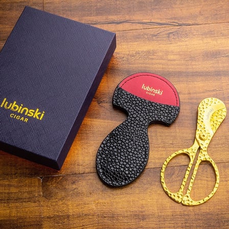 Lubinski Gold Büyük Ring Puro Makası Deri Kılıflı (66Ring)
