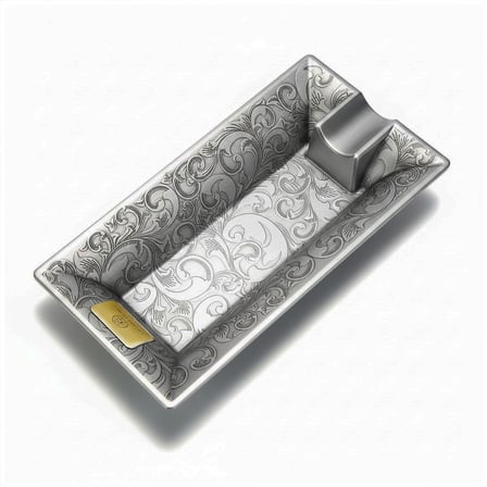Cigarloong Metal Puro Küllüğü Tekli Damascus Silver
