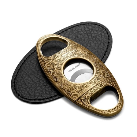 Cigarloong Gold Damascus Metal Puro Kesici 60 Ring