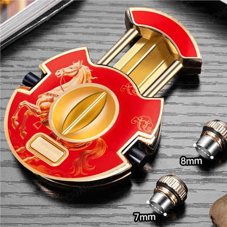 Year Of The Horse Gold Yuvarlak Puro Kesici ve Delici