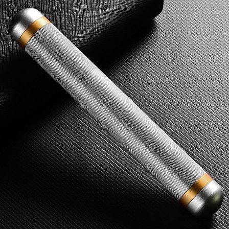Cigarloong Metal Puro Kılıfı Tüpü Tekli Silver 54 Ring