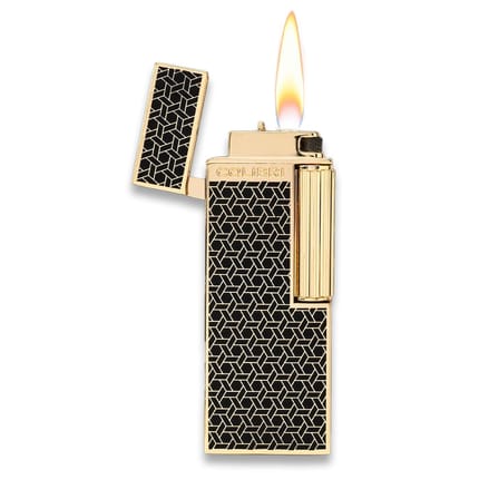 Continental İnce Mum Alev Çakmak Pattern Gold LI220T7