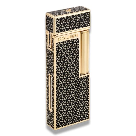 Continental İnce Mum Alev Çakmak Pattern Gold LI220T7