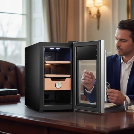 cigarloong elektrikli soğutuculu humidor puro dolabı 240's