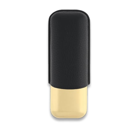 S.T. Dupont Deri Gold Metal Puro Kılıfı Siyah 2li (60Ring)