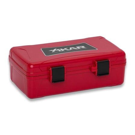 Xikar Travel Humidor Puro Taşıma Çantası Kırmızı 10's